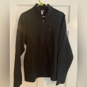 Like new! Men’s Ibex Wool Blend Midlayer with Quarter Zip